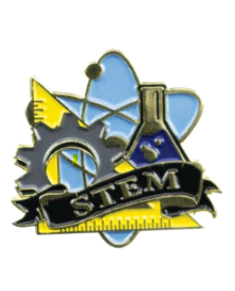 Color Fill STEM Lapel Pin