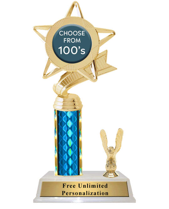 Single Column Insert Trophy With Trim