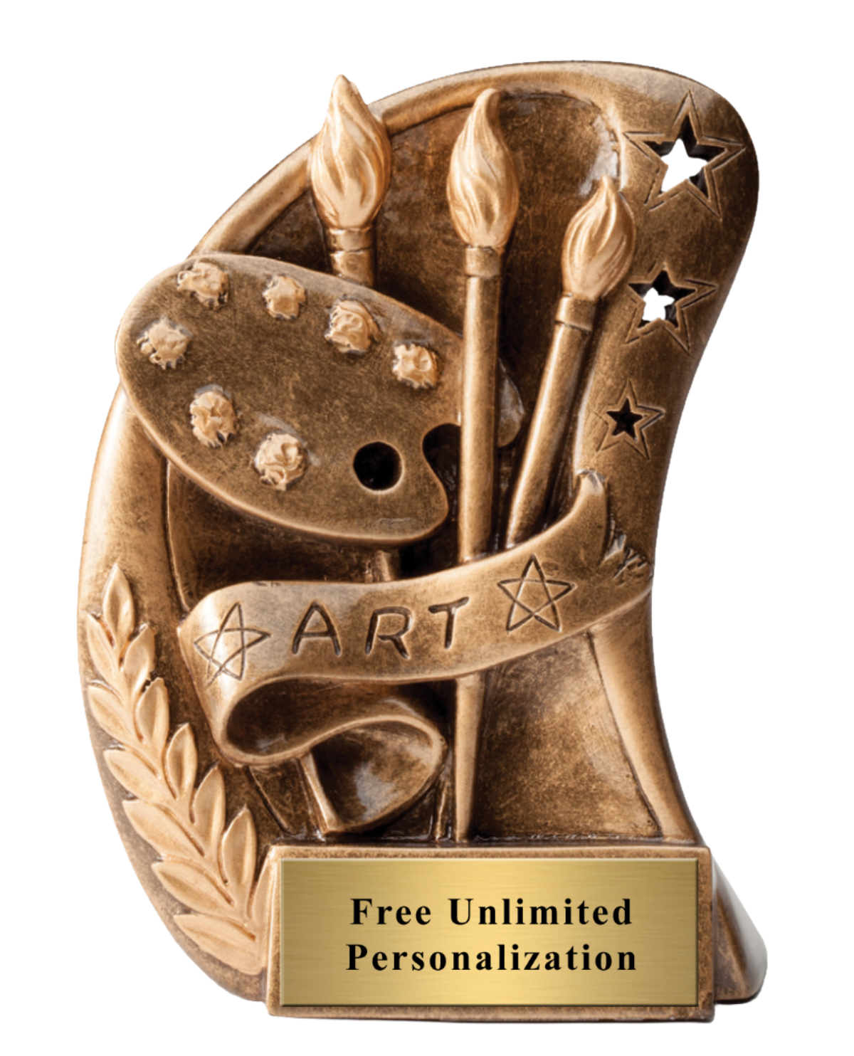 Star Curved Art Trophy