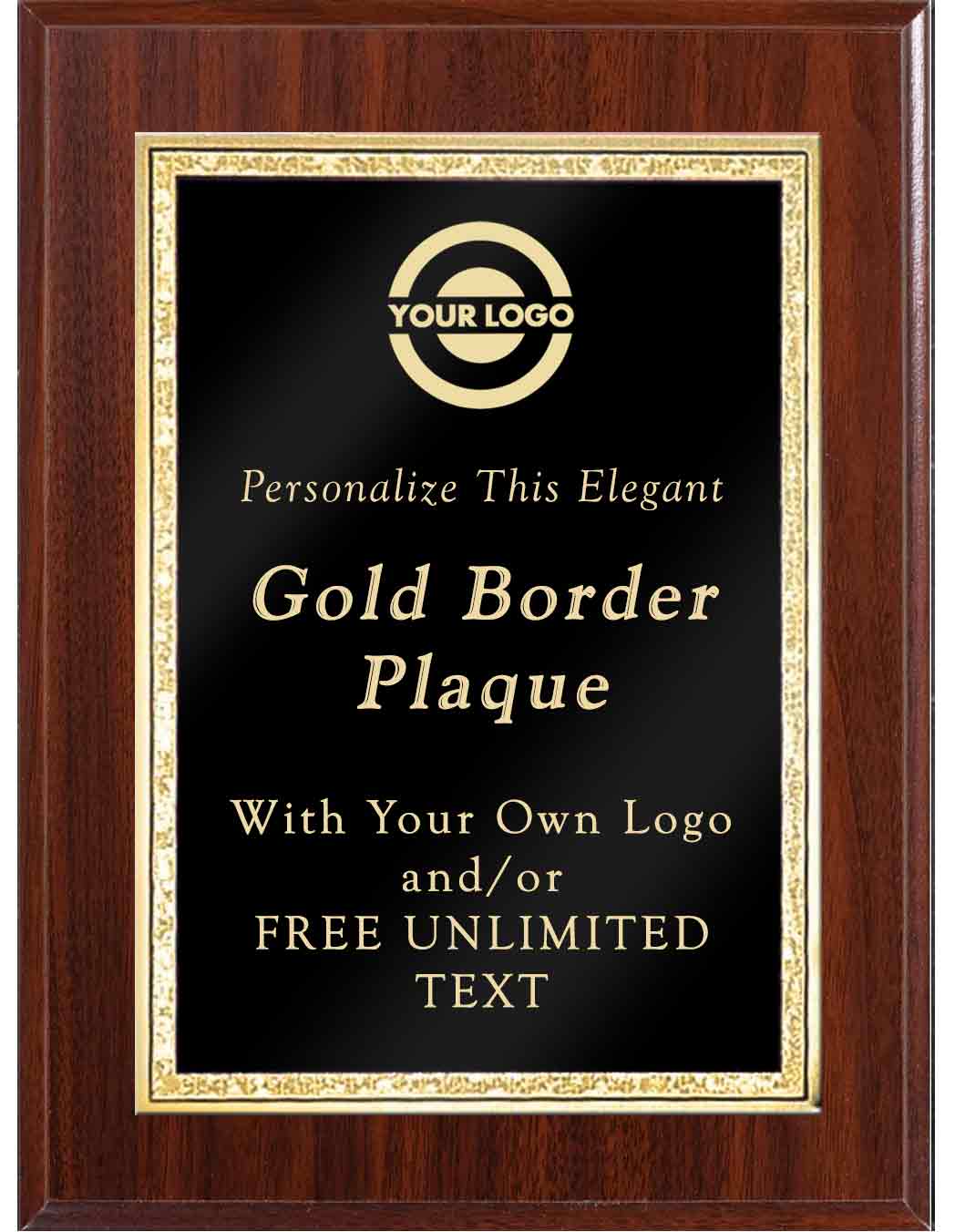 Double Border Sales Plaques - Award Plaques