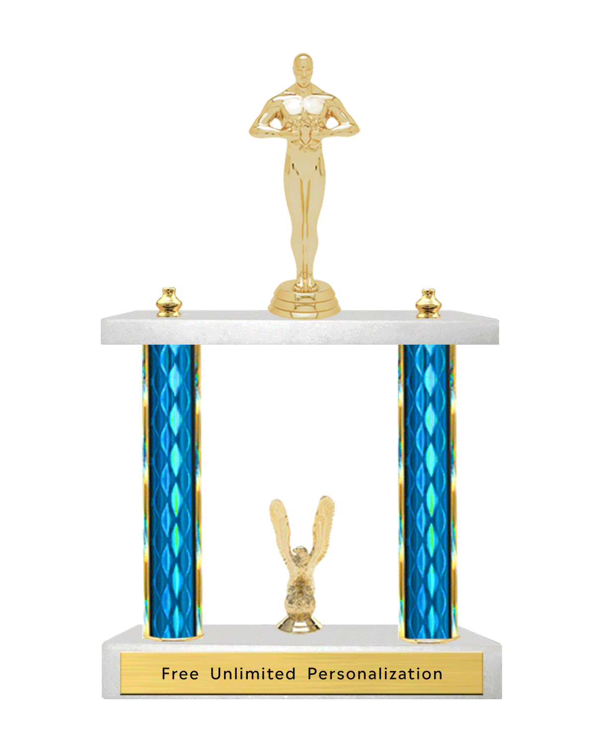 Bilateral Trophy Example Double Column Trophy