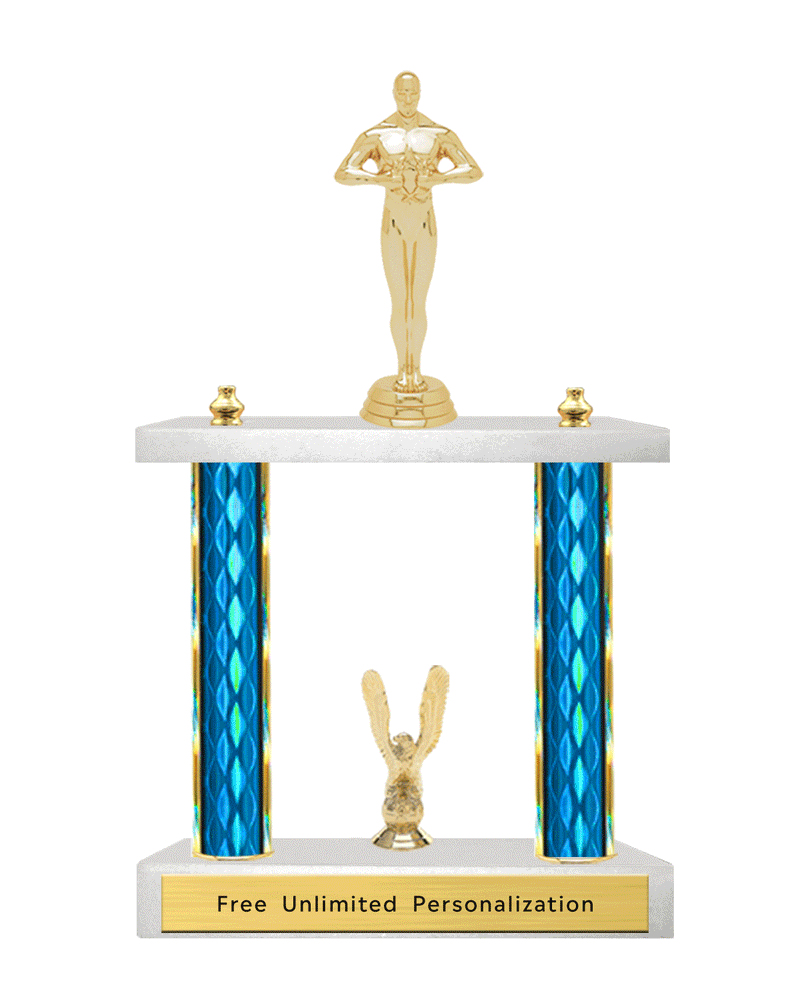 Double Column Trophy Animated