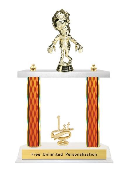Double Column Halloween Trophy