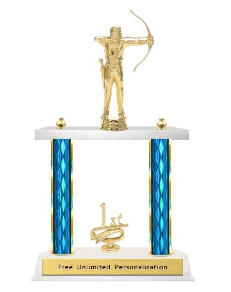 Double Column Trophy - Archery