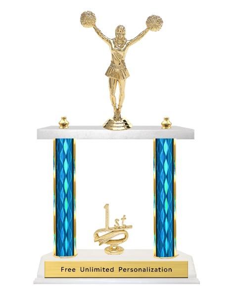 Double Column Trophy - Cheerleading