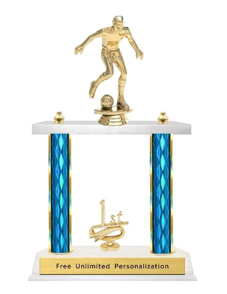 Double Column Trophy - Soccer