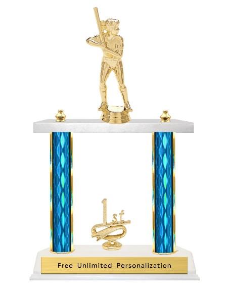 Double Column Trophy - Softball
