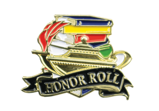 Color Fill Honor Roll Lapel Pin