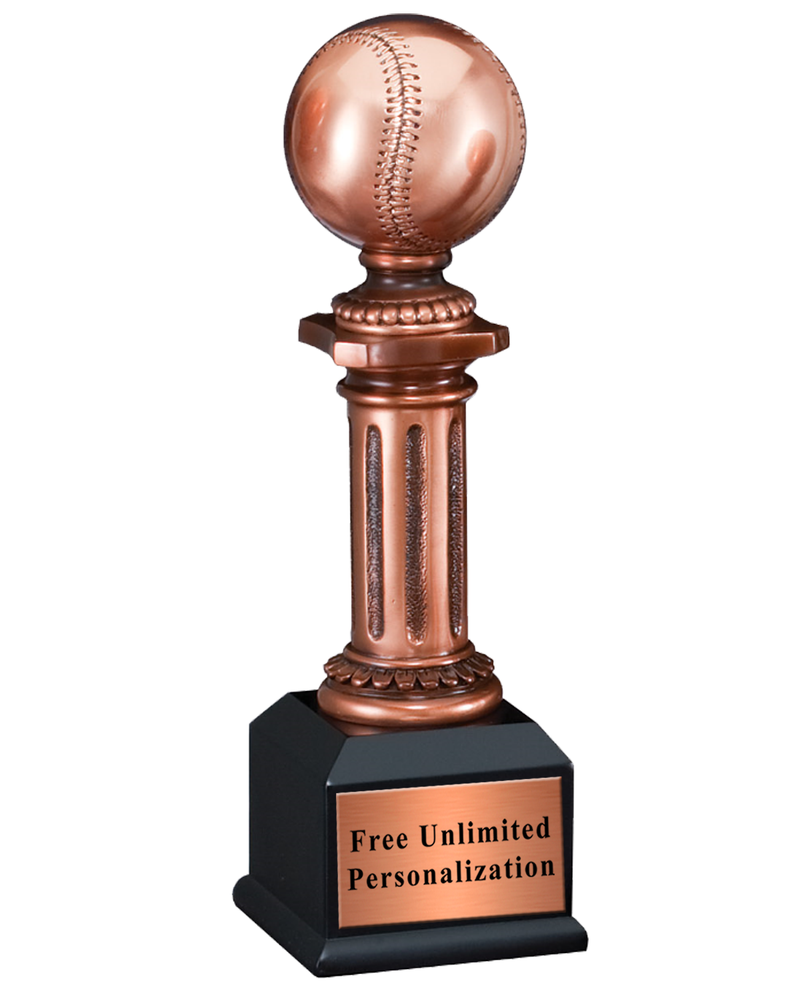 Elegant Baseball Column Trophy