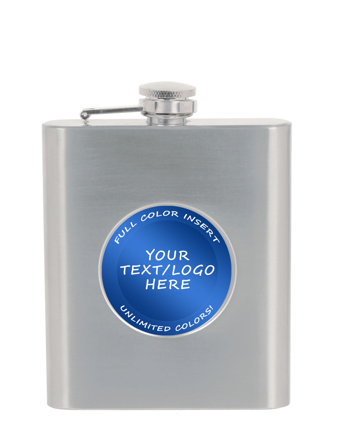 Stainless Steel Flask with Custom Insert