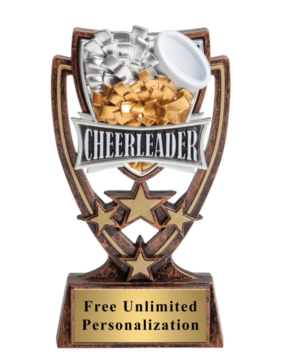 Four Star Cheerleader Trophy