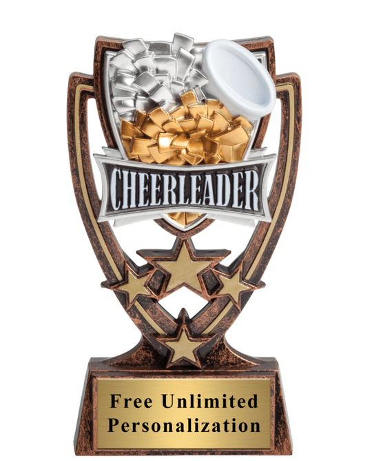 Four Star Cheerleader Trophy