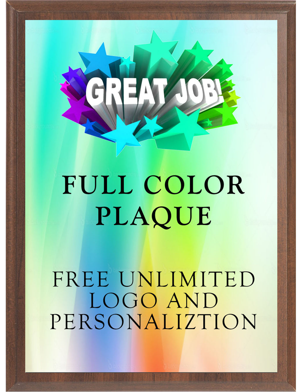 Color Reference Plaque Color Printed Plaque