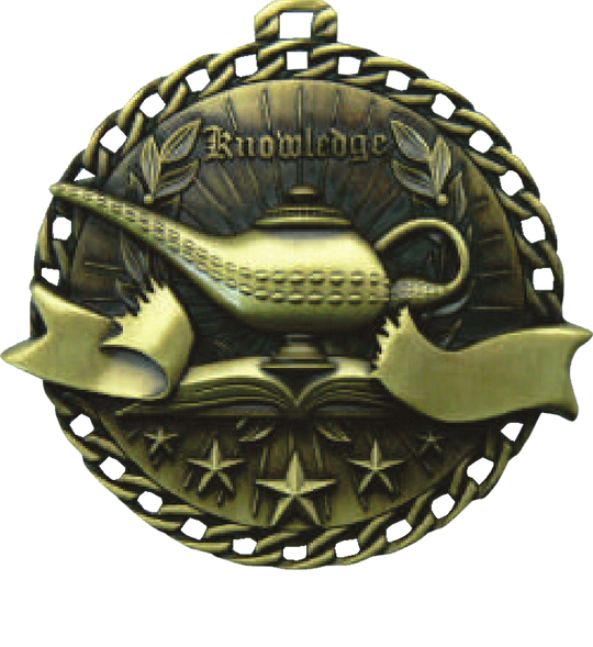 Ribbon Burst Knowledge Medal