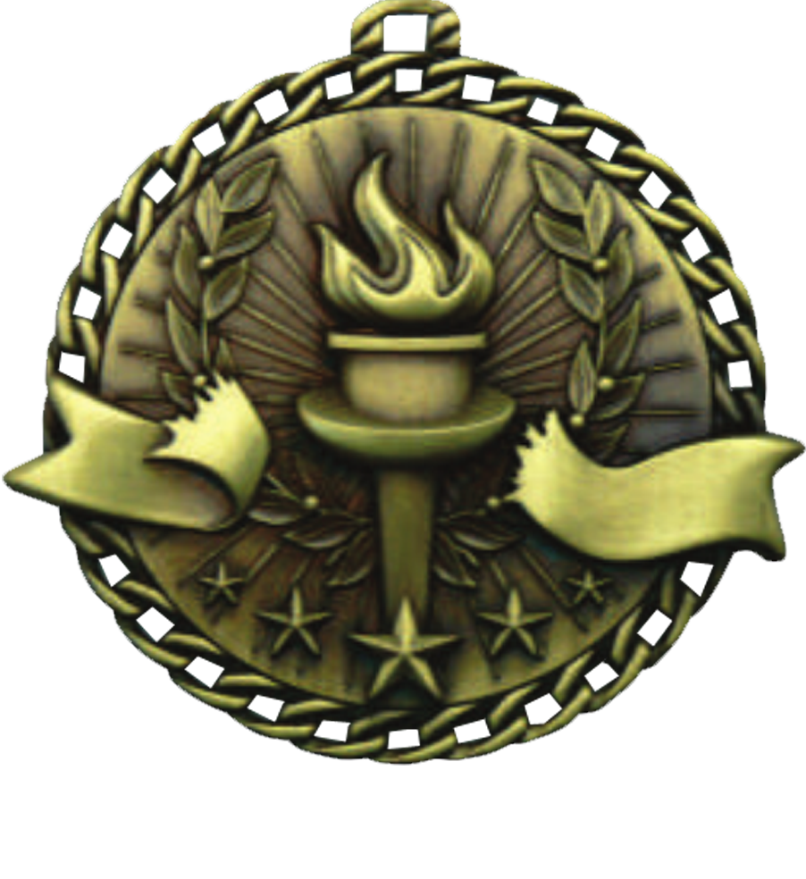 Ribbon Burst Victory Medal