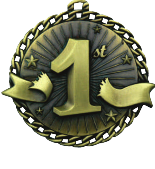 Ribbon Burst 1st Place Medal