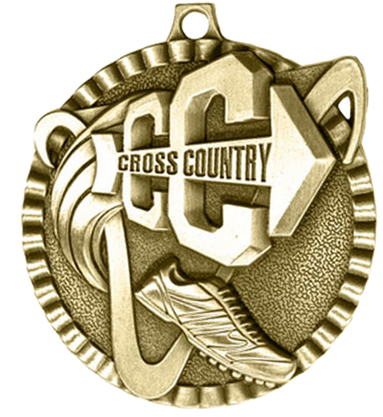 Victory Scene Cross Country Medal