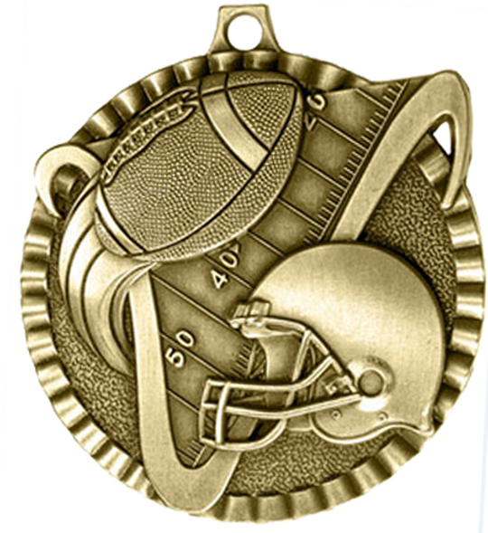 Victory Scene Football Medal