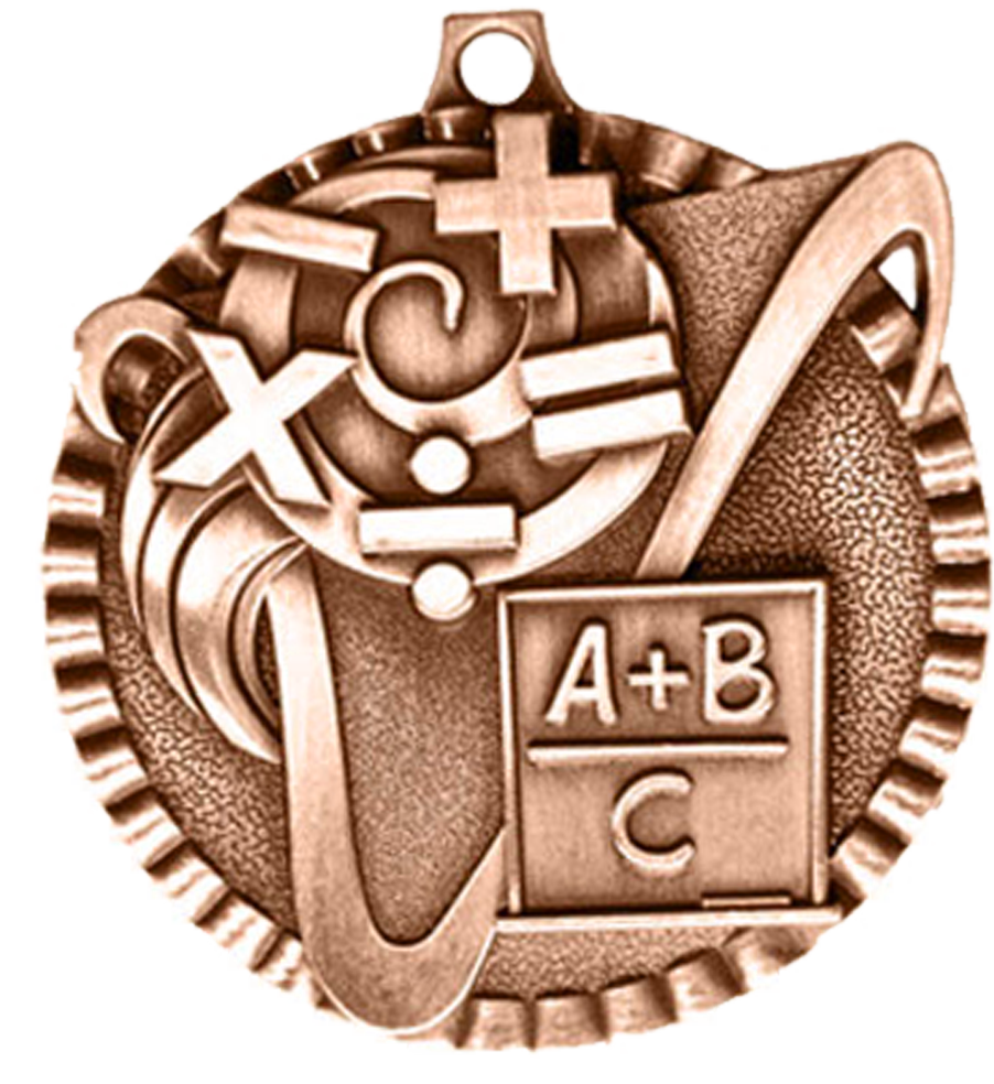 Bronze Victory Scene Math Medal