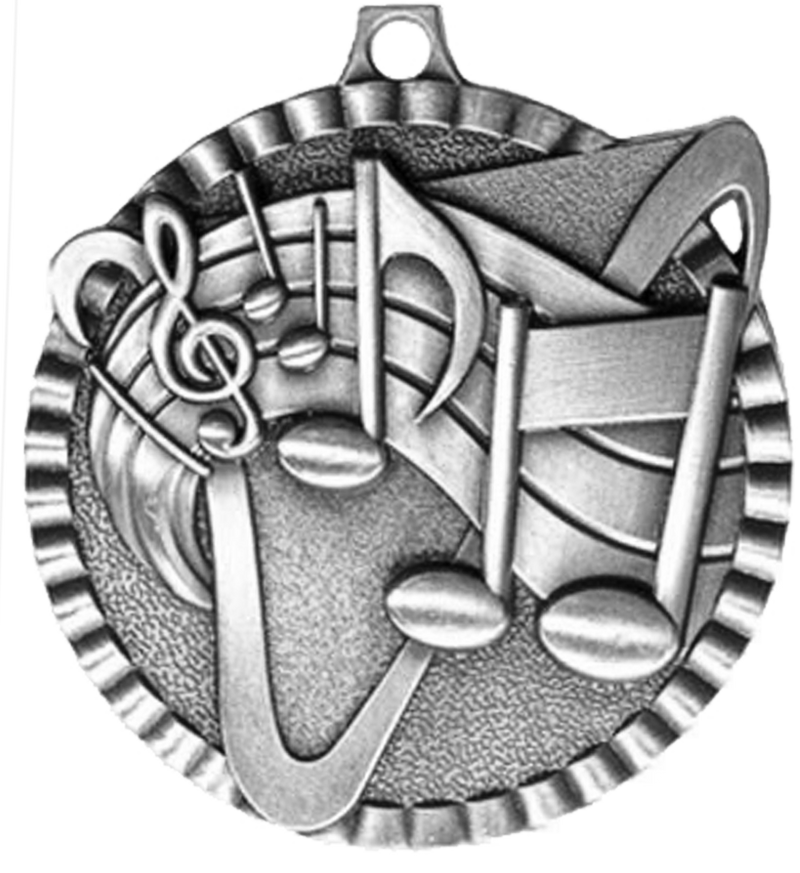 Silver Victory Scene Music Medal
