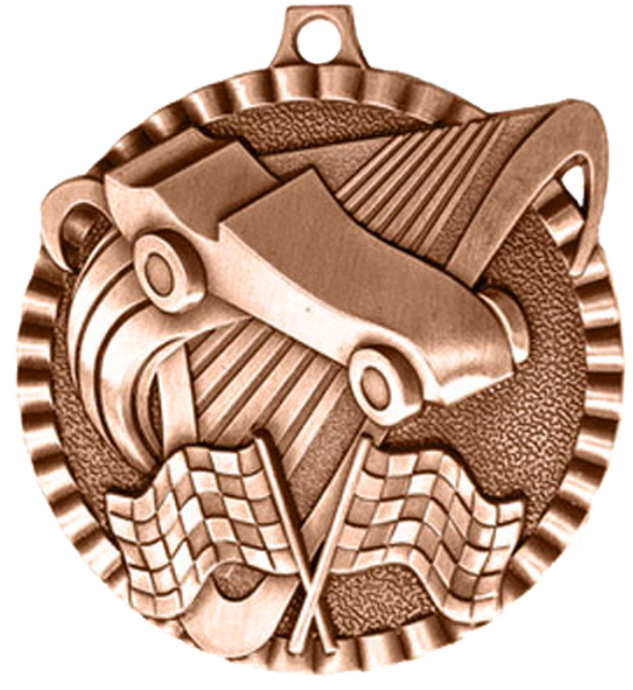 Bronze Victory Scene Derby Medal