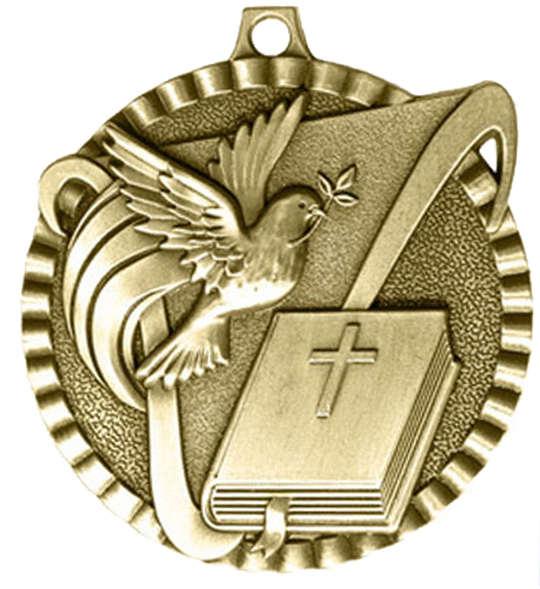 Victory Scene Religion Medal