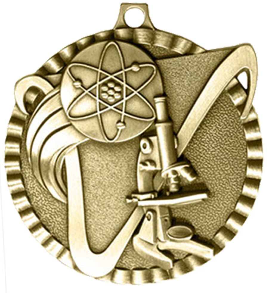 Gold Victory Scene Science Medal