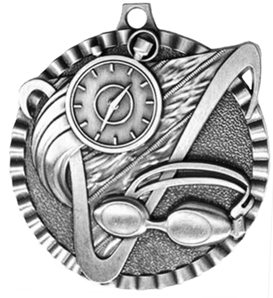 Silver Victory Scene Swim Medal