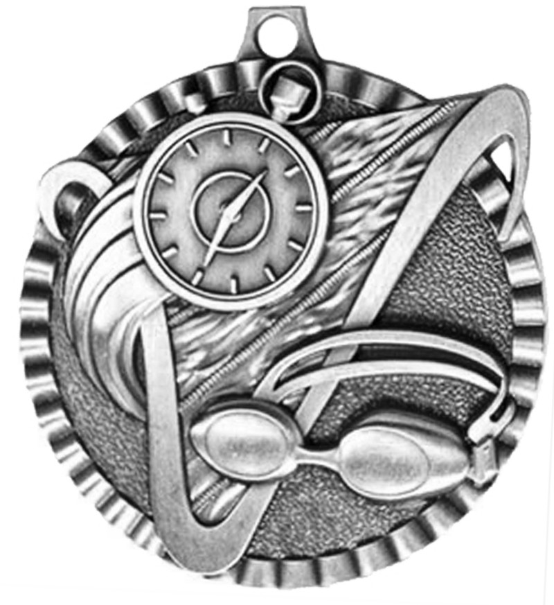 Silver Victory Scene Swim Medal