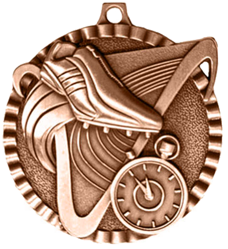 Bronze Victory Scene Track Medal