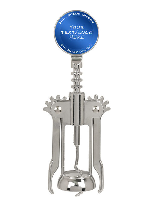 Wine Bottle Opener with Custom Insert