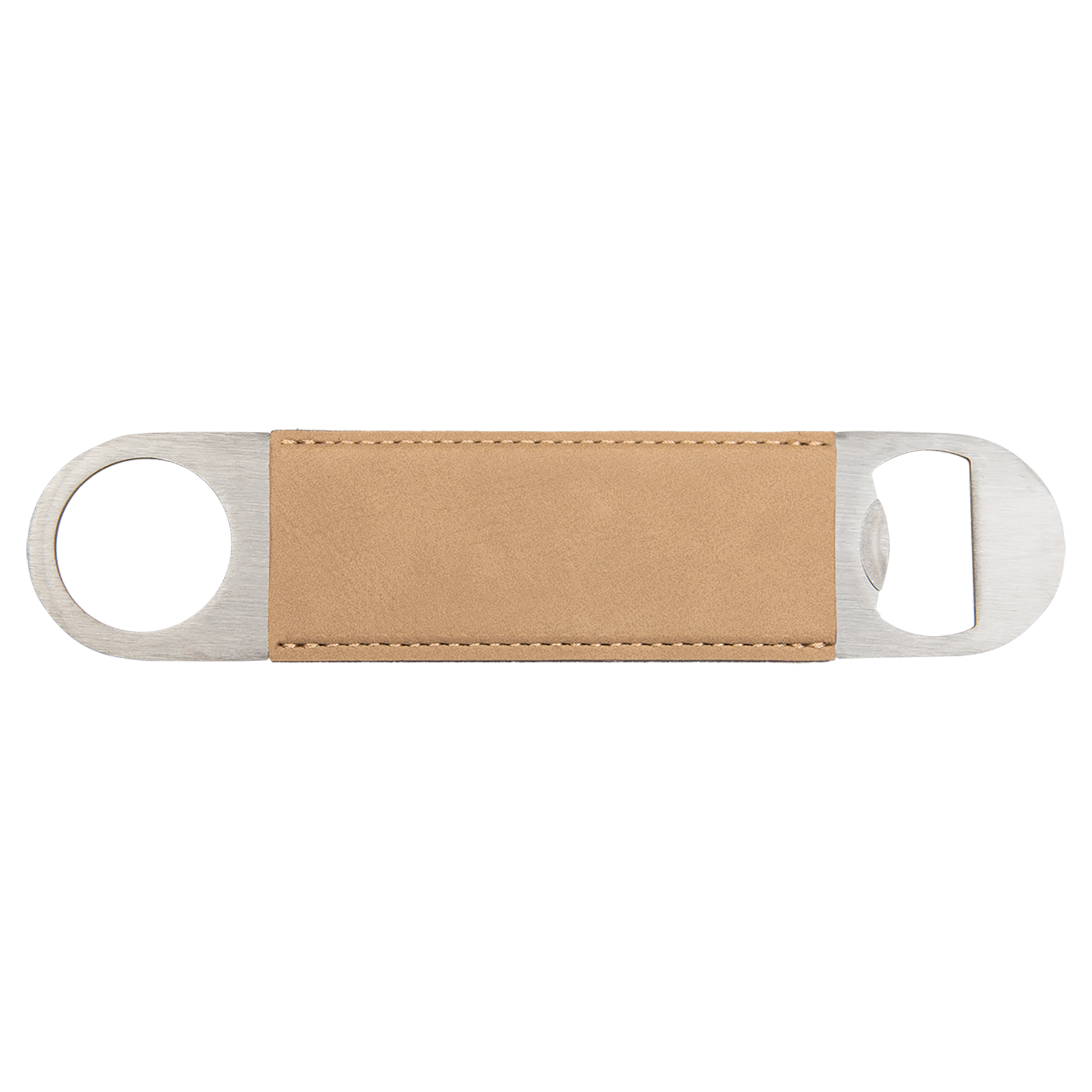 Light Brown Personalized Flat Bottle Opener