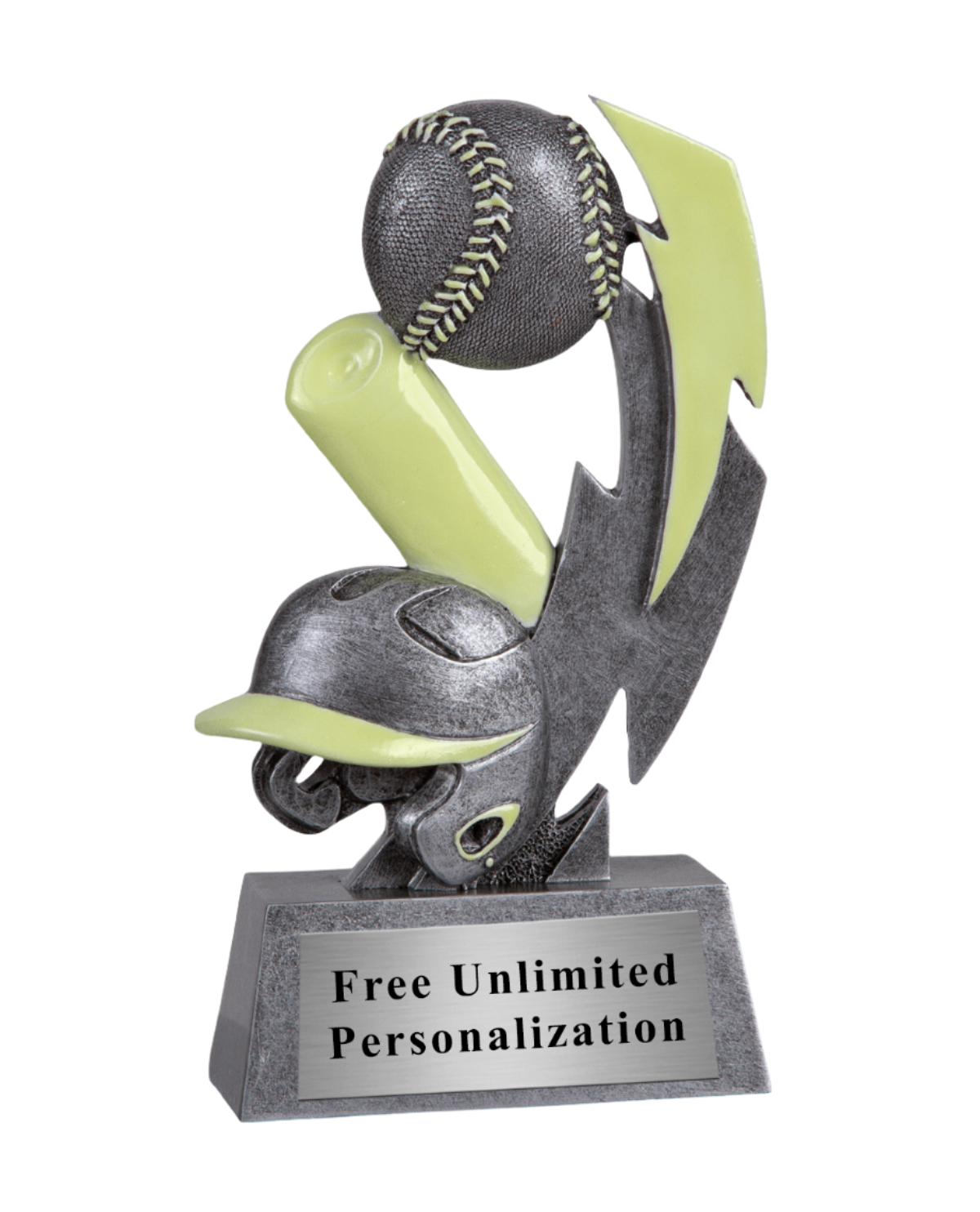 Glow In The Dark Baseball Trophy