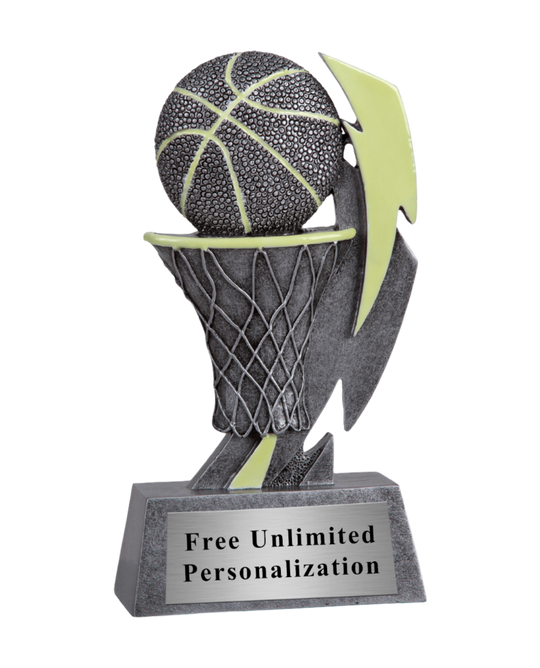 Glow In The Dark Basketball Trophy