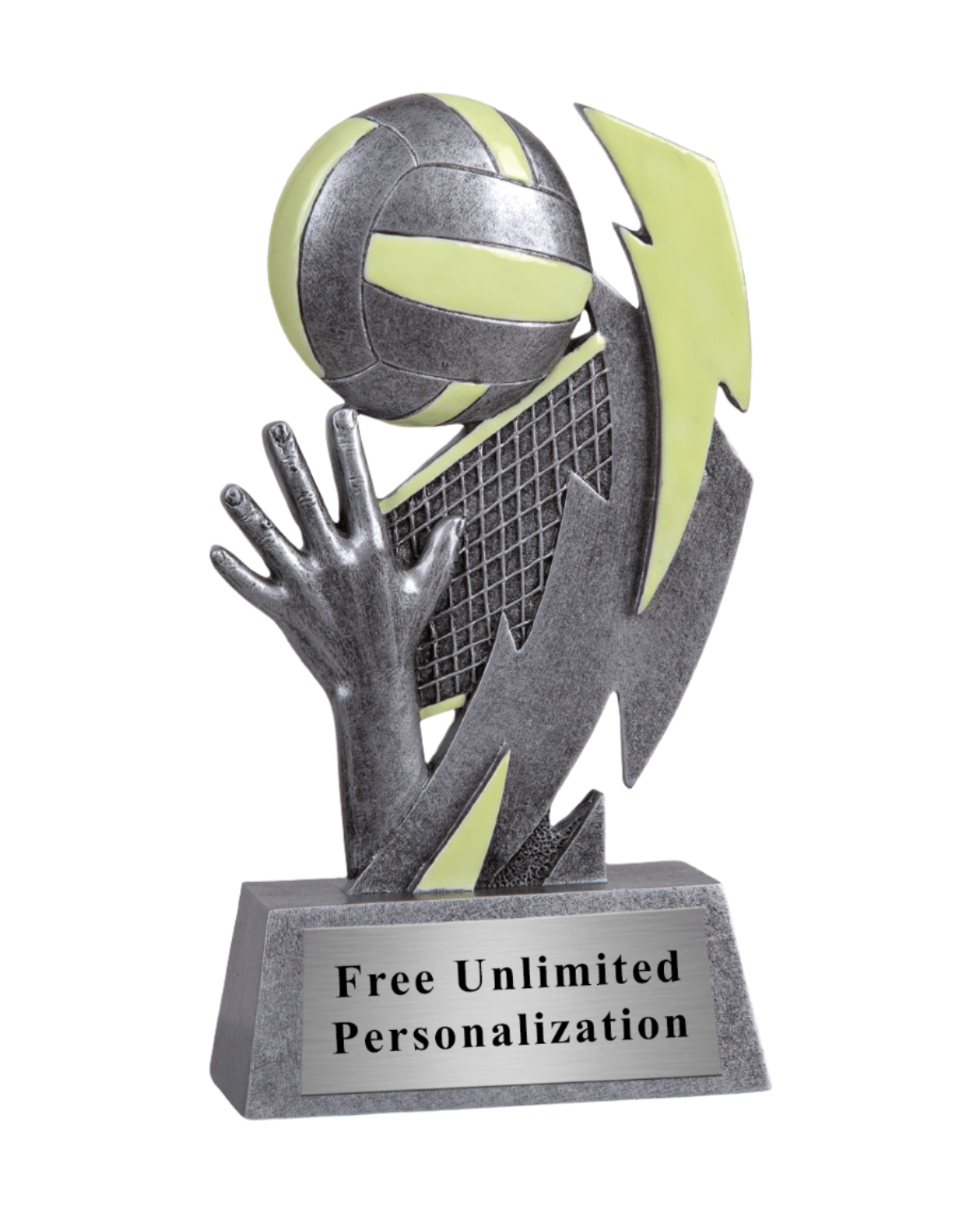 Glow In The Dark Volleyball Trophy