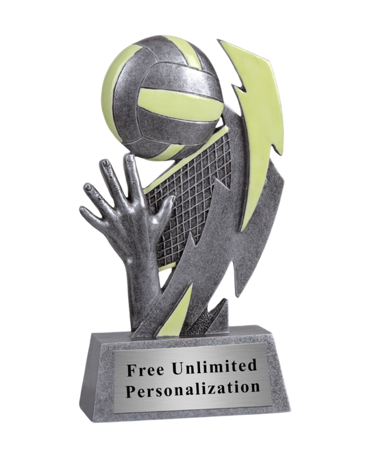 Glow In The Dark Volleyball Trophy