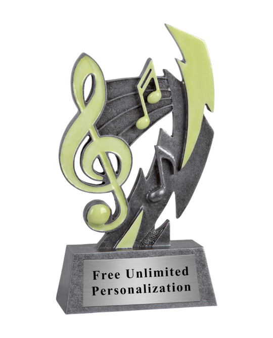 Glow In The Dark Music Trophy