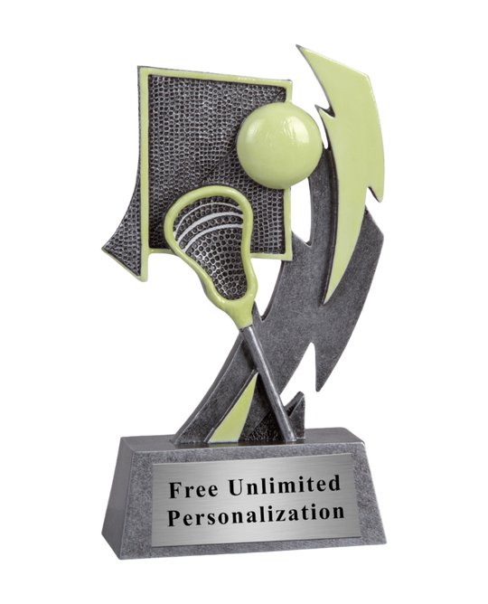 Glow In The Dark Lacrosse Trophy