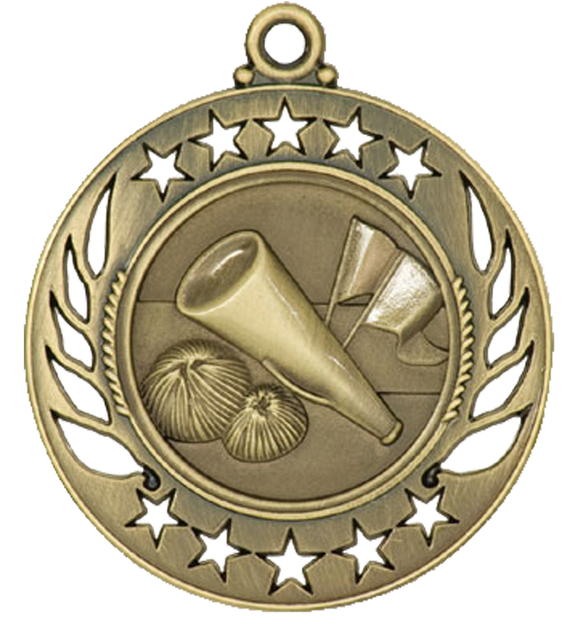 Gold Galaxy Cheering Medal