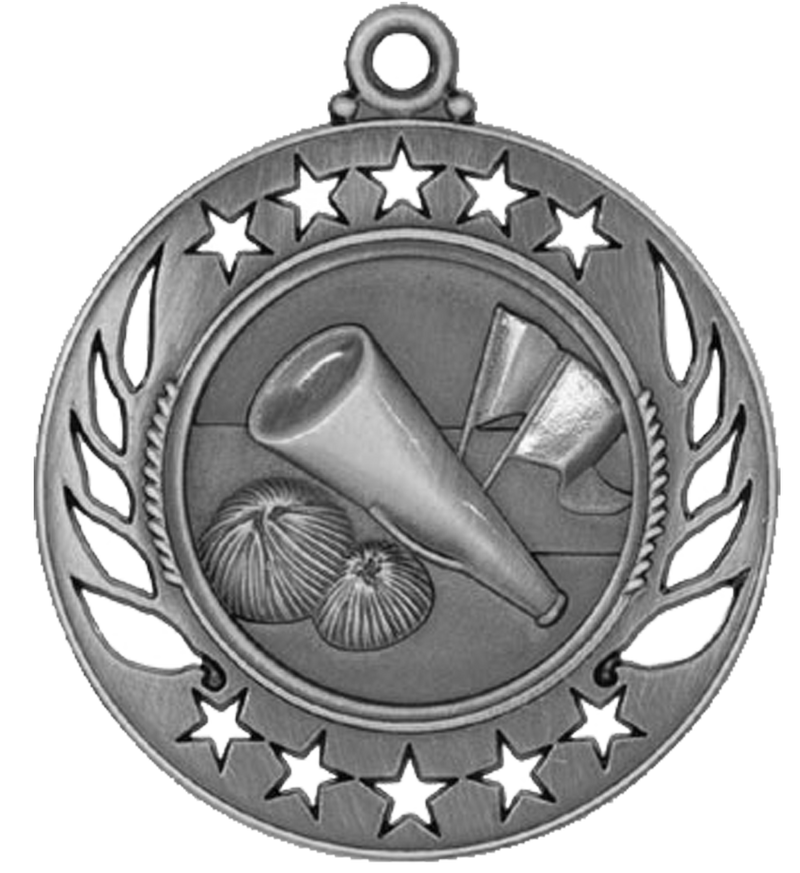 Silver Galaxy Cheering Medal