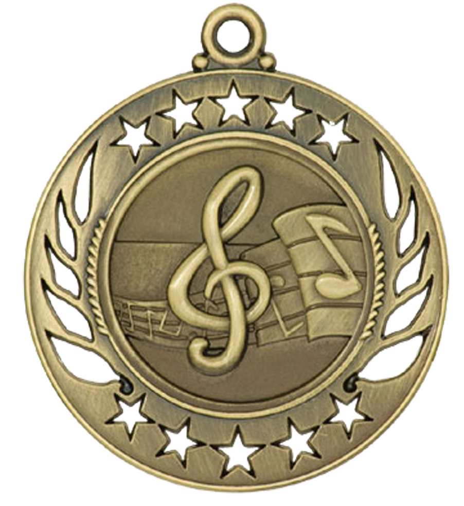 Gold Galaxy Music Medal