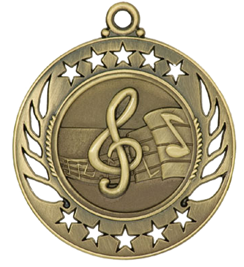 Gold Galaxy Music Medal