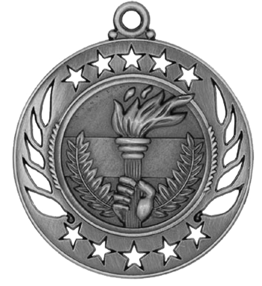 Silver Galaxy Torch Medal