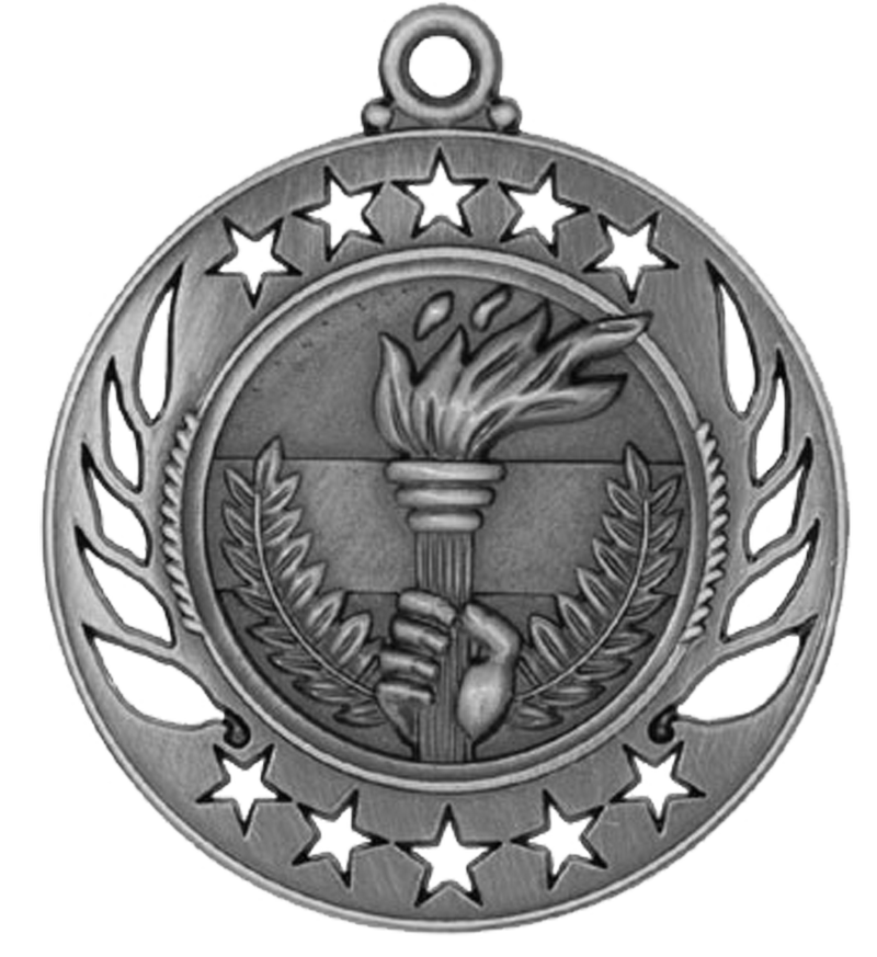 Silver Galaxy Torch Medal