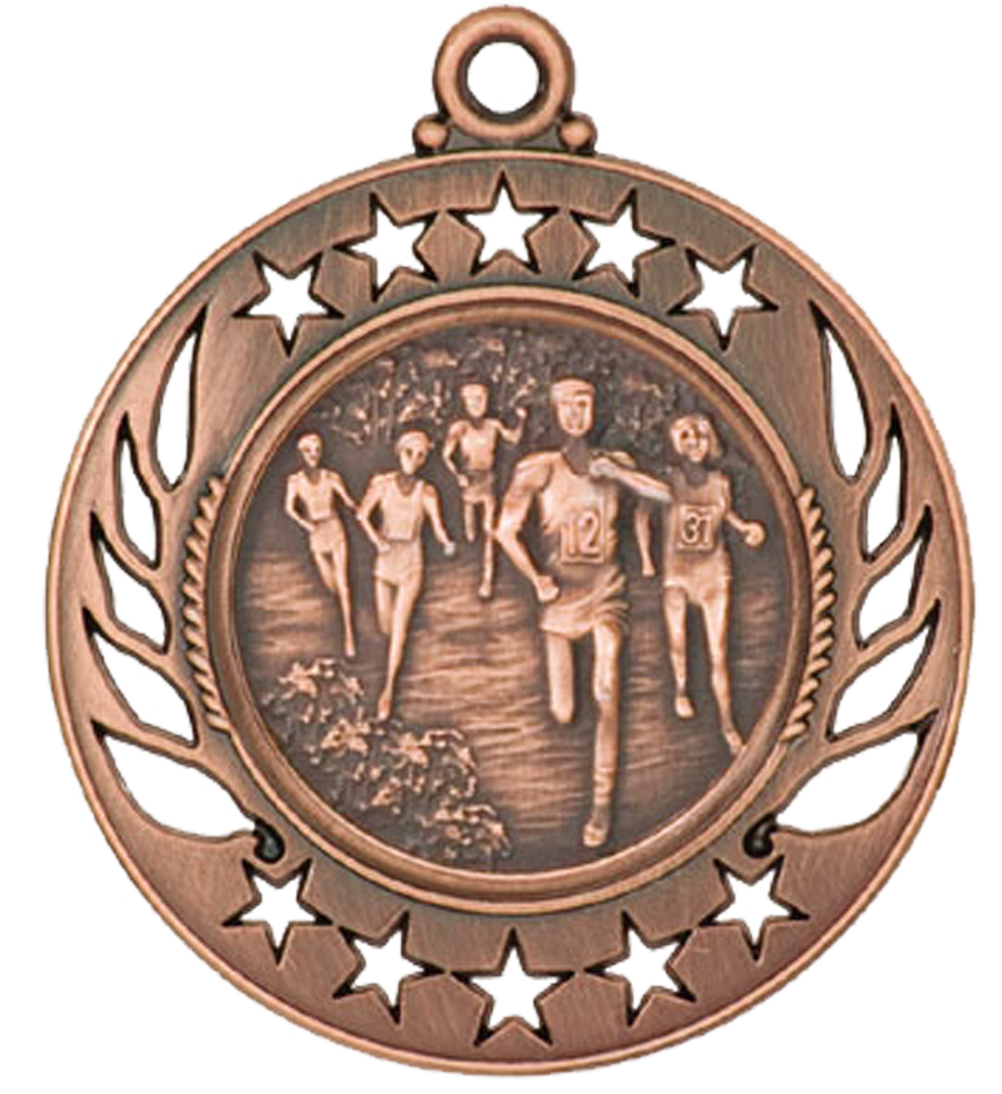 Bronze Galaxy Cross Country Medal