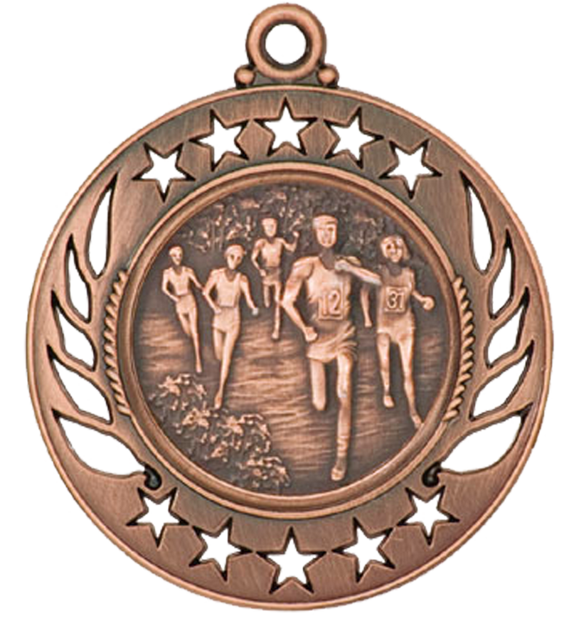 Bronze Galaxy Cross Country Medal