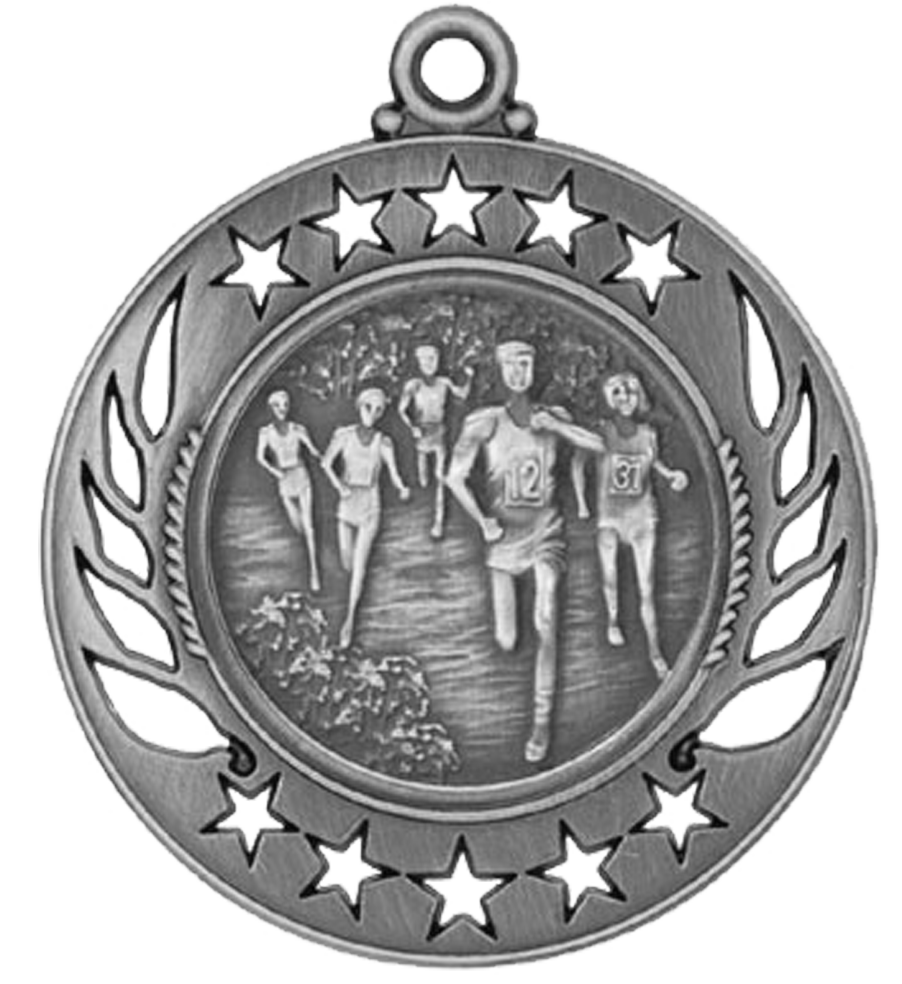 Silver Galaxy Cross Country Medal