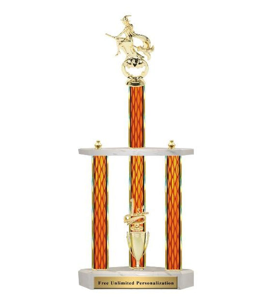 Giant Three Post Halloween Trophy