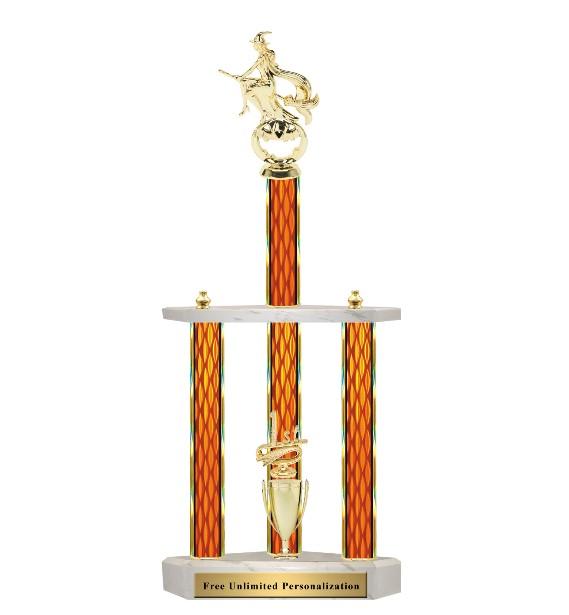 Giant Three Post Halloween Trophy