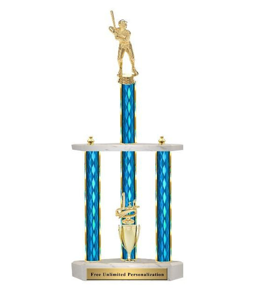 Giant Three Post Trophy Baseball